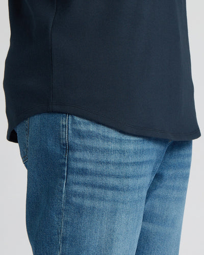 Tall Heavyweight Curved Hem Crew