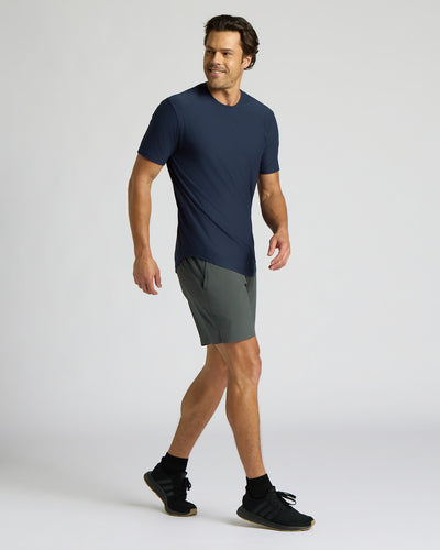 Active Curved Hem Crew