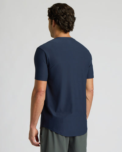 Active Curved Hem Crew