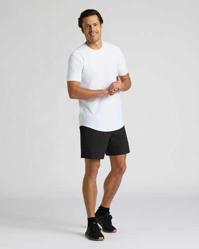 Active Curved Hem Crew