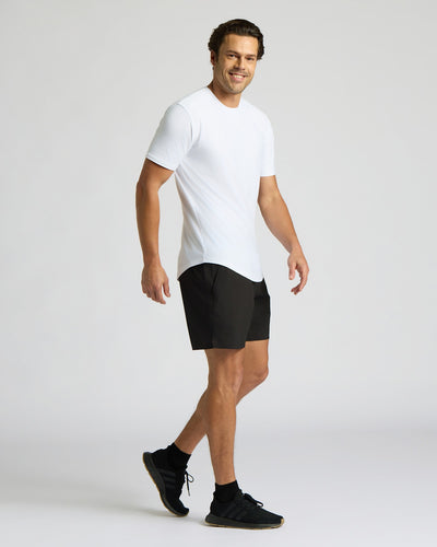 Active Curved Hem Crew