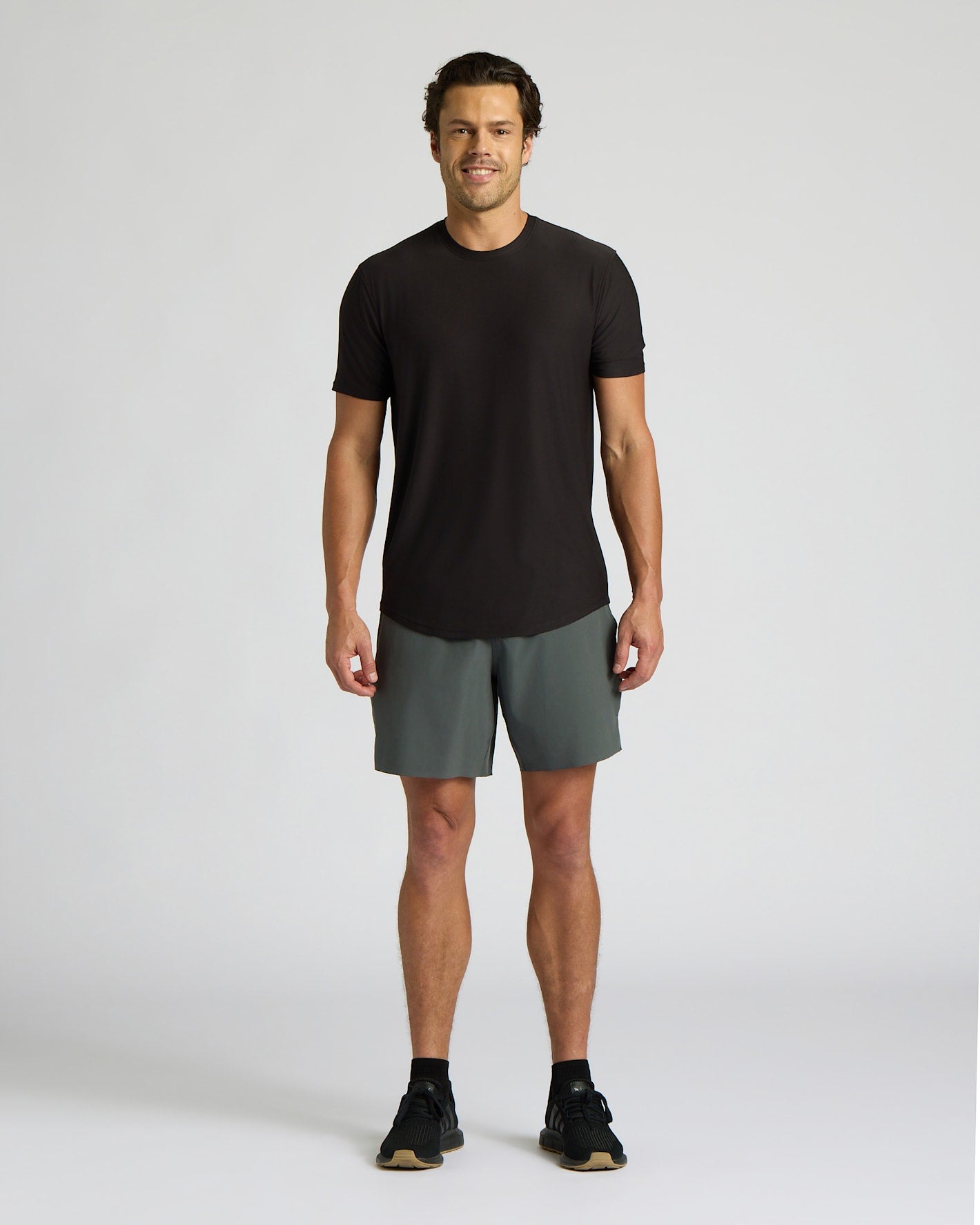 Active Curved Hem Crew 3-Pack