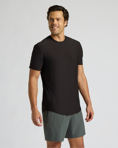 Active Curved Hem Crew