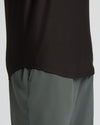 All Black Active Curved Hem Crew 3-Pack
