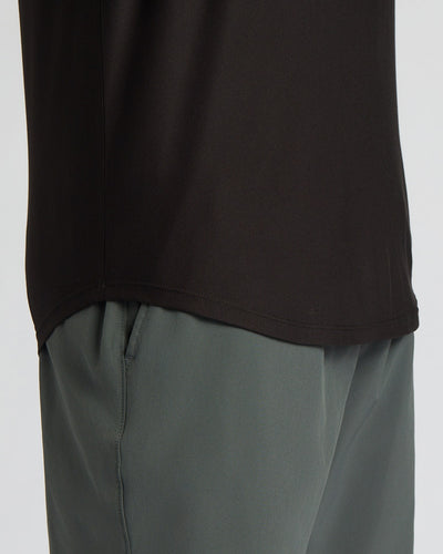 Active Curved Hem Crew