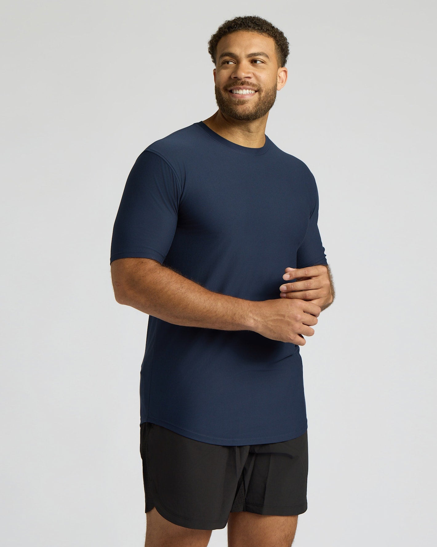 Tall Active Curved Hem Crew 3-Pack