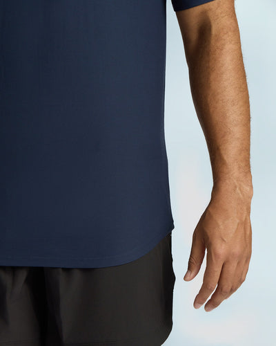 Tall Active Curved Hem Crew