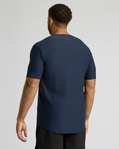 Tall Active Curved Hem Crew