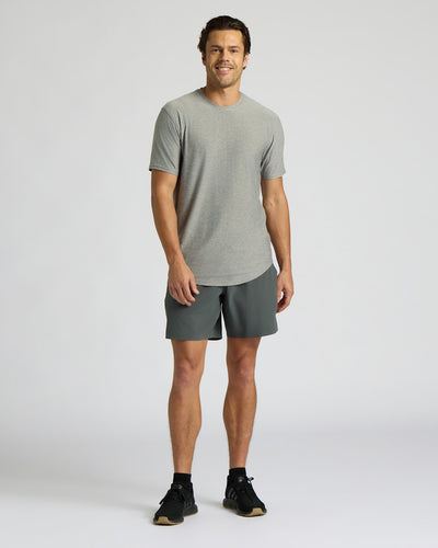 Active Curved Hem Crew