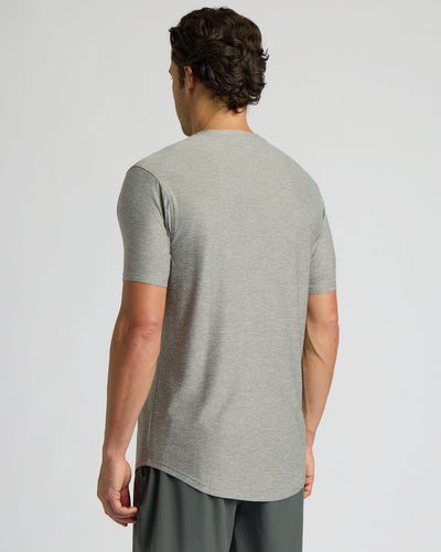Active Curved Hem Crew