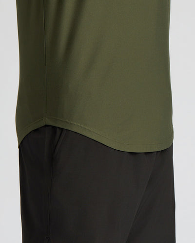 Active Curved Hem Crew
