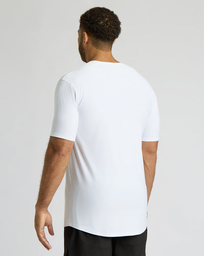 Tall Active Curved Hem Crew