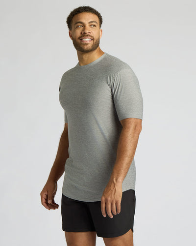 Tall Active Curved Hem Crew