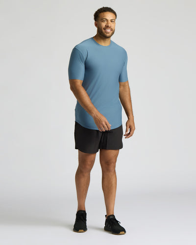 Tall Active Curved Hem Crew
