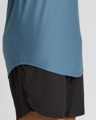Tall Active Curved Hem Crew