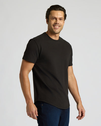 Heavyweight Curved Hem Crew