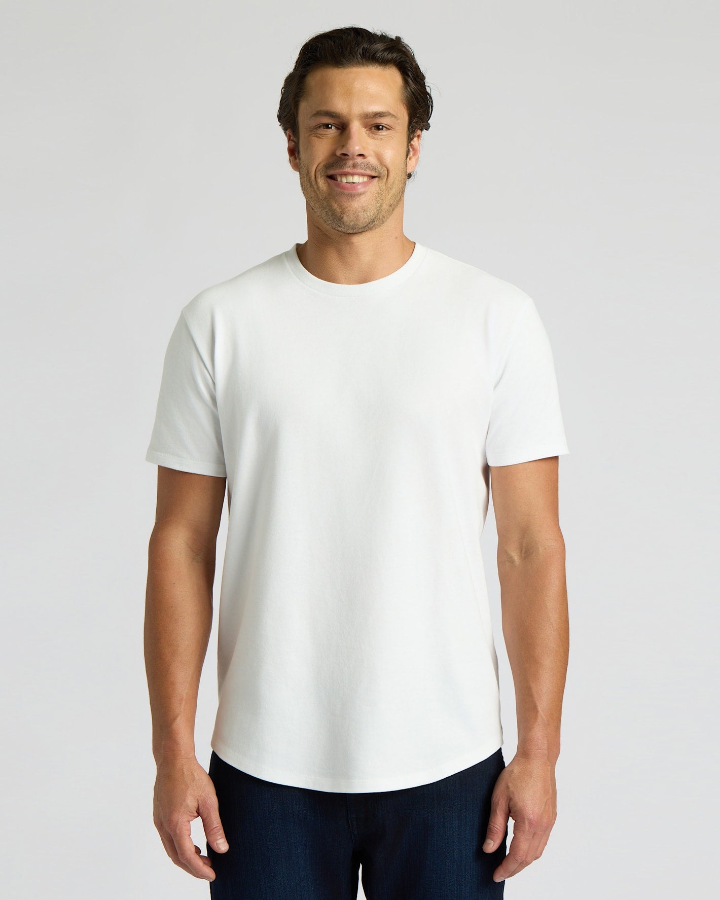 Heavyweight Curved Hem Crew 3-Pack