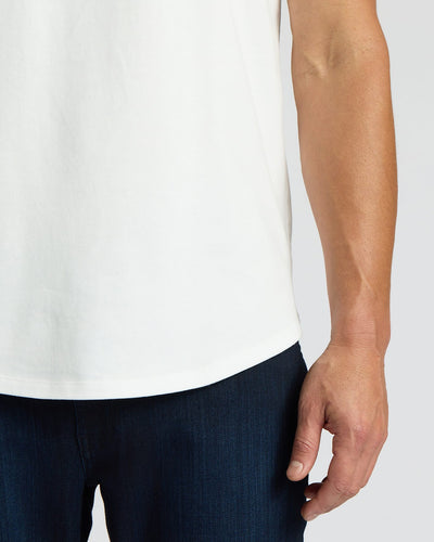 Heavyweight Curved Hem Crew