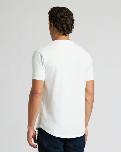 Heavyweight Curved Hem Crew