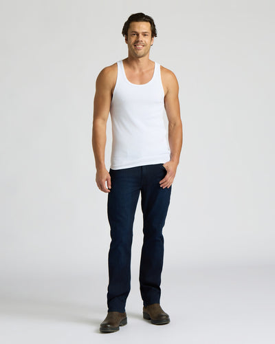 Ribbed Curved Hem Tank