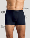 Black Boxer Trunks 3-Pack