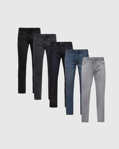 True ClassicWeekday Slim Fit Jeans 5-Pack
