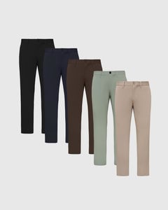 True ClassicWeekday Straight Stretch Twill Chino Pant 5-Pack