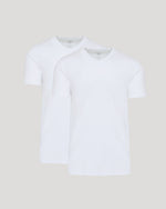 White Premium Pima V-Neck 2-Pack