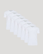 White Premium Pima V-Neck 7-Pack