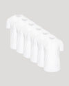 True Classic Men's Premium Curved Hem Classic Crew T-Shirts set.