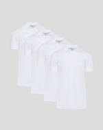 White Tall Premium Pima Polo 4-Pack