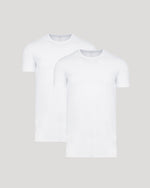 White Tall Premium Pima Crew Neck 2-Pack