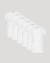 Men's Tall Classic V-Neck T-Shirt, premium cotton blend, breathable, extra length.