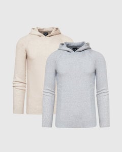 True ClassicWinter Warm Sweater Hoodie 2-Pack