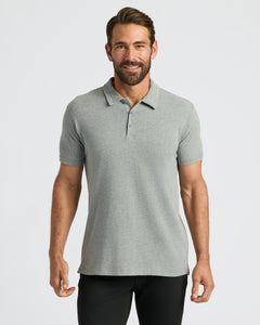 True ClassicMan wearing True Classic Men’s Classic Short Sleeve Polo Shirt, Premium Comfort Fit.