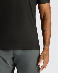 True ClassicTrue Classic Men’s Active Crew Neck T-Shirt with visible tattoos on arm.