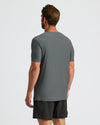 Man wearing Classic Polo, showcasing back view and athletic fit.