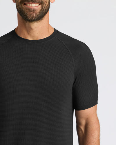 Black Active Mesh Crew 3-Pack