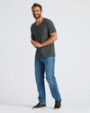Charcoal Heather Gray Classic V-Neck