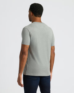 True ClassicTrue Classic Men’s V-Neck T Shirt - Back view, athletic fit, short sleeve.
