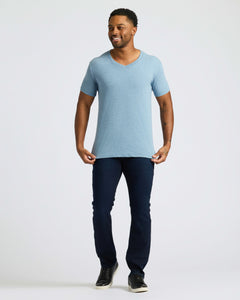True ClassicHeather Indigo Classic V-Neck