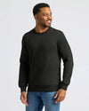 Black Fleece French Terry Pullover Crew Neck