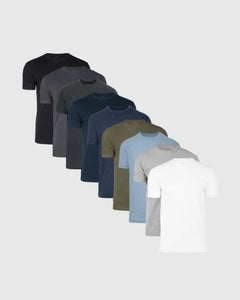 True ClassicEssential Crew T-Shirt 9-Pack