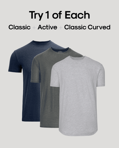 Crews Variety: Classic, Active, & Classic Curved