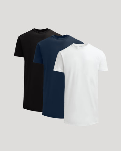 Tall Heavyweight Curved Hem Crew