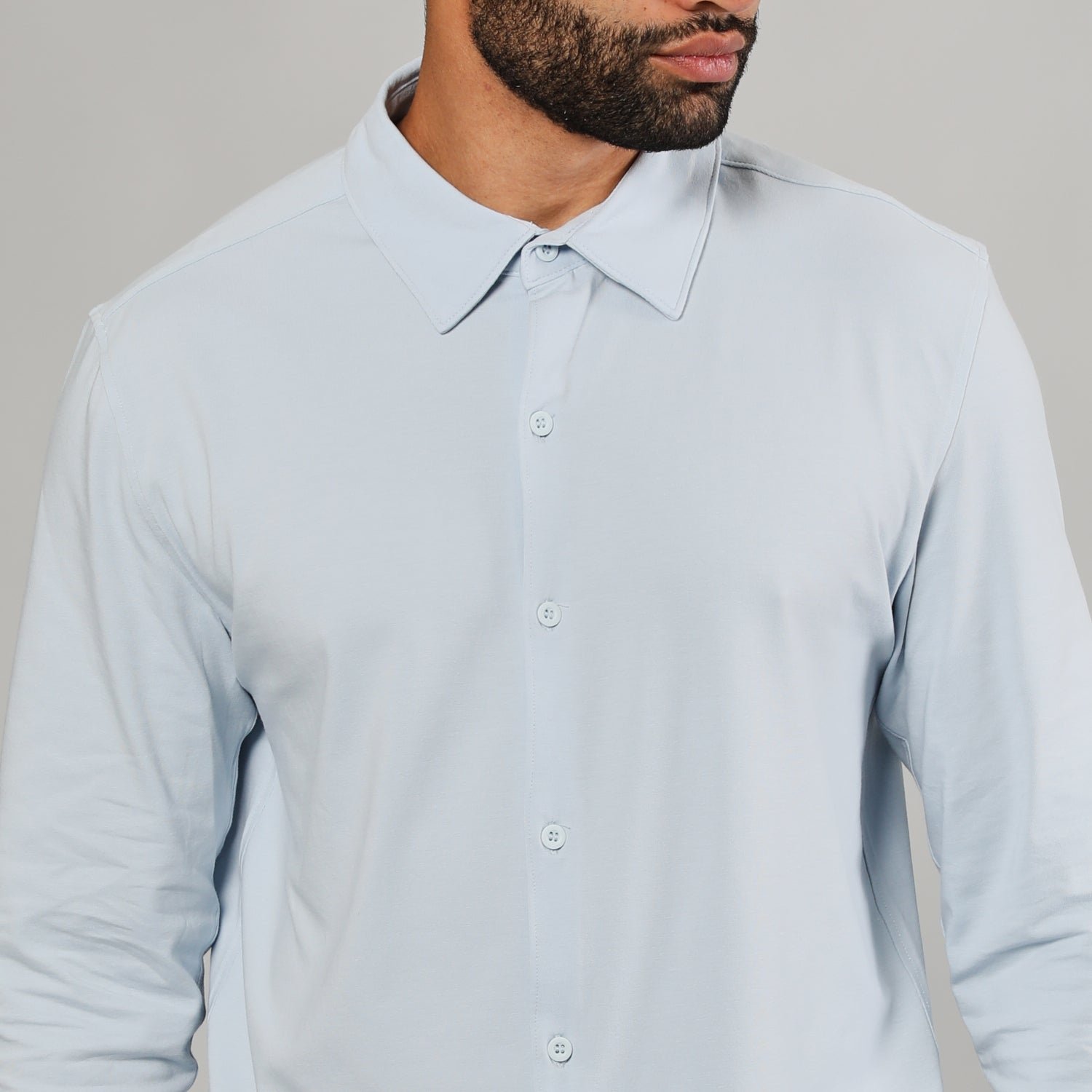 Pale Blue Button Up Shirt