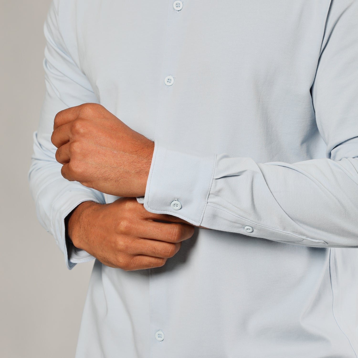 Pale Blue Button Up Shirt