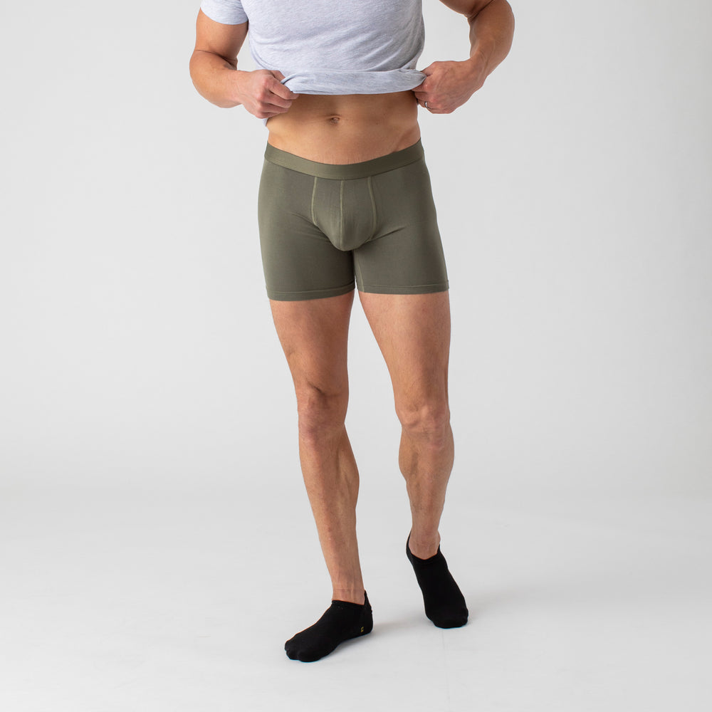 Olive Green Classic Fit Brief Underwear - Made In USA
