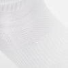 White Ankle Socks 3-Pack, close-up of ribbed knit fabric.
