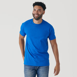 True ClassicElectric Blue Crew Neck T-Shirt